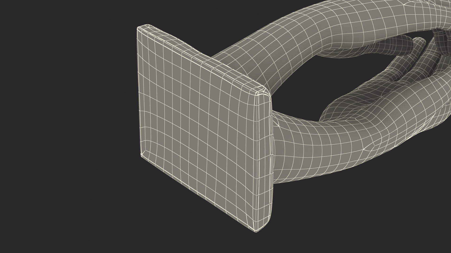 Hands Sculpture White for 3D Print 3D model
