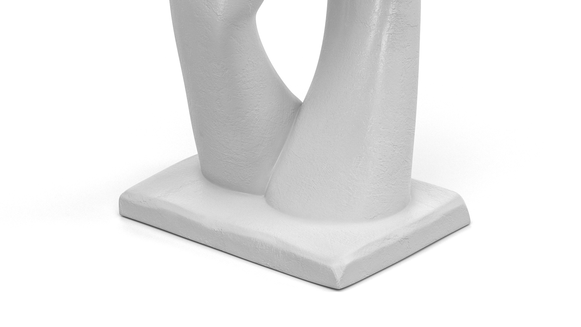 Hands Sculpture White for 3D Print 3D model
