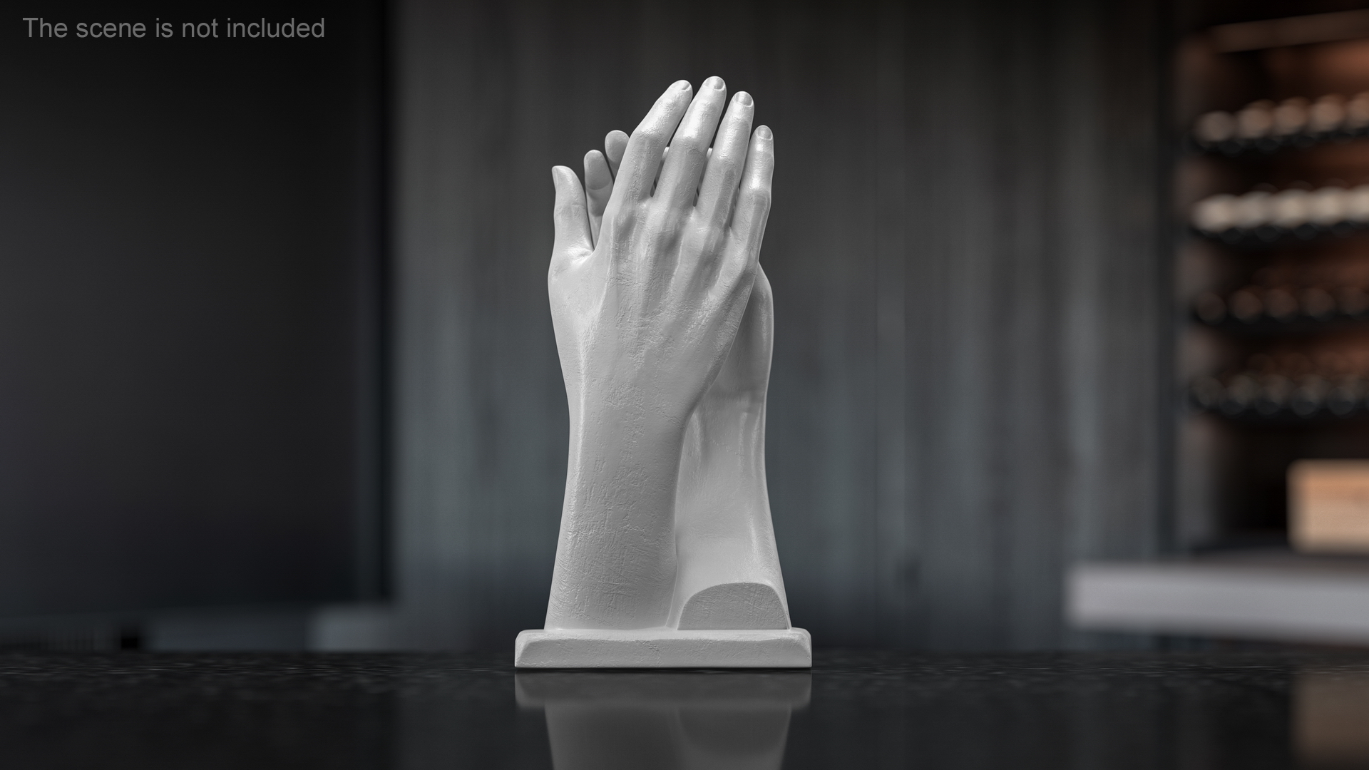 Hands Sculpture White for 3D Print 3D model