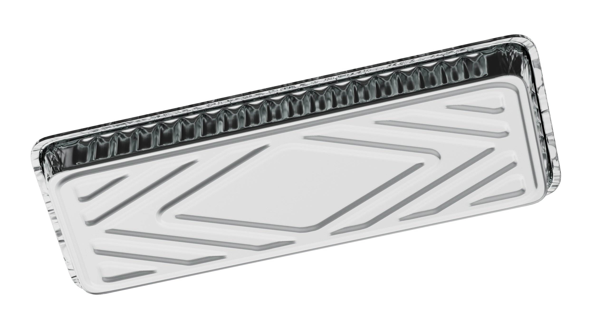 Aluminum Foil Pan 30x10x3cm 3D