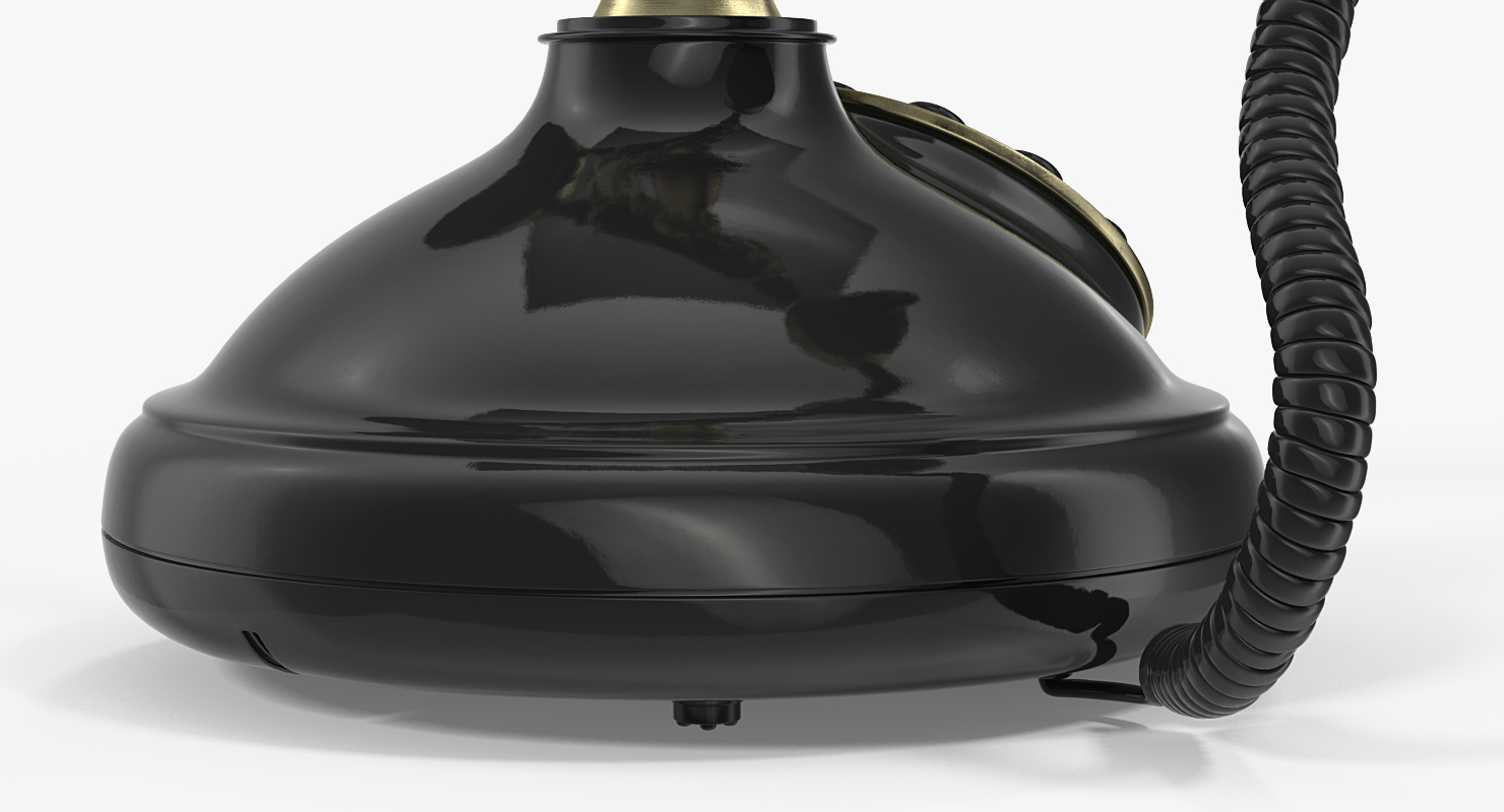 3D model Vintage Antique Telephone