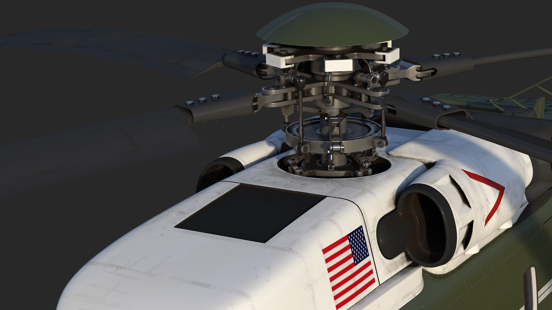 Sikorsky VH-92 Marine One Rigged 3D