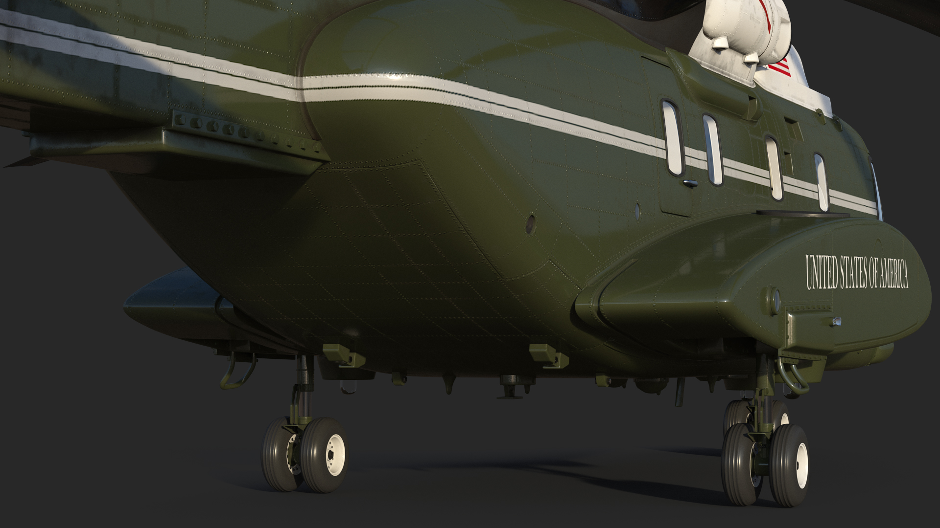 Sikorsky VH-92 Marine One Rigged 3D