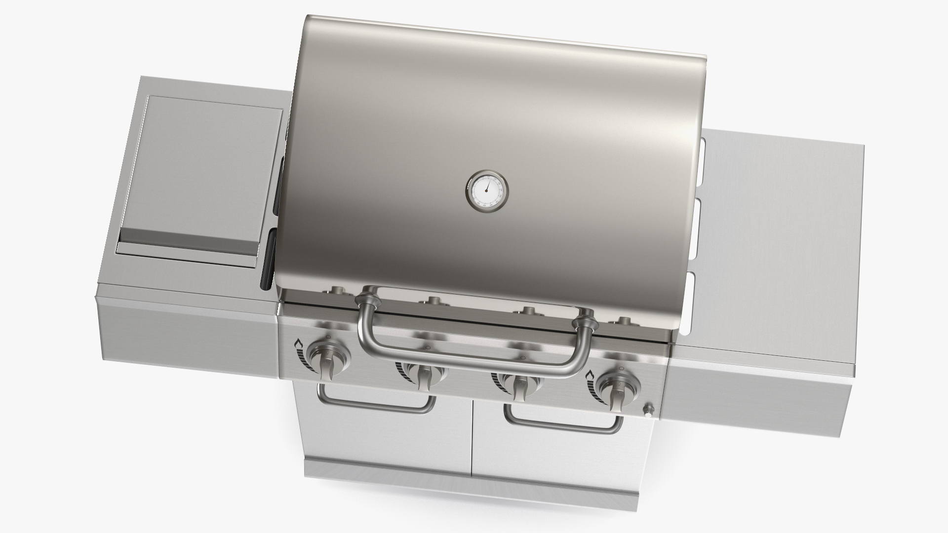 3D Stainless Steel Propane Gas Grill model