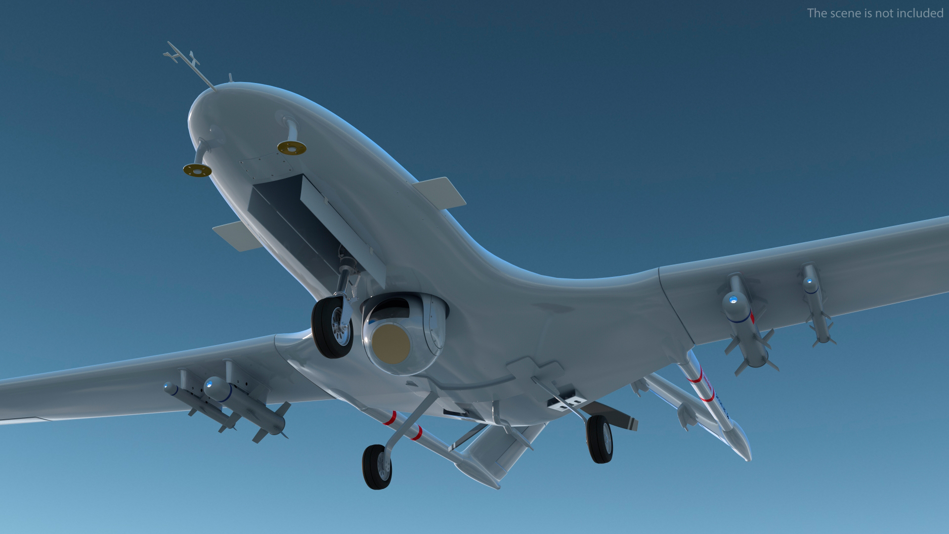 Bayraktar TB2 Turkish Armed Forces 3D model