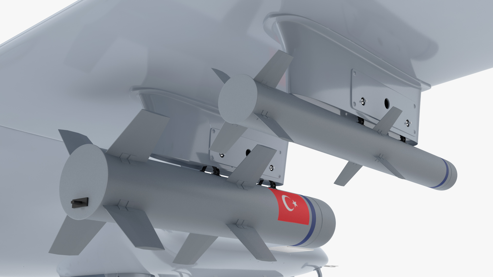 Bayraktar TB2 Turkish Armed Forces 3D model