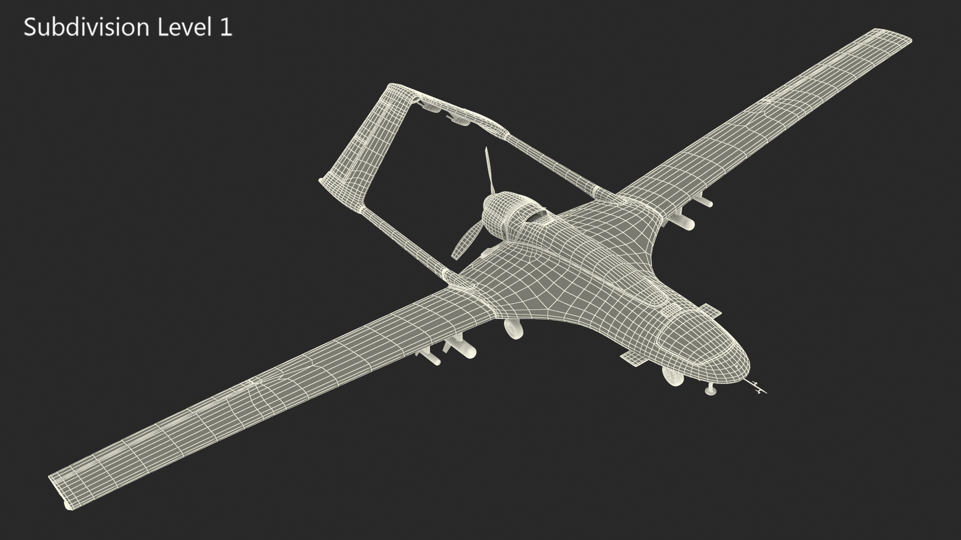 Bayraktar TB2 Turkish Armed Forces 3D model