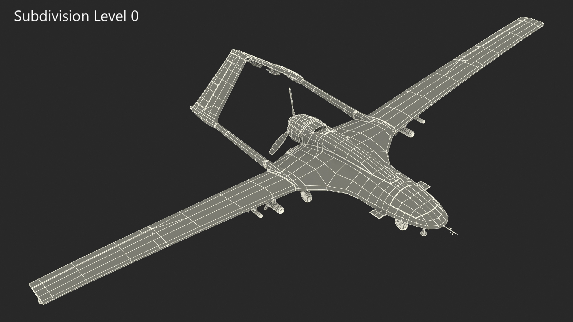Bayraktar TB2 Turkish Armed Forces 3D model