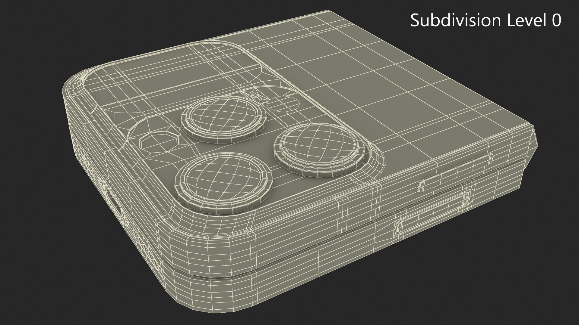 Apple iPhone Flip Closed Midnight Black 3D model