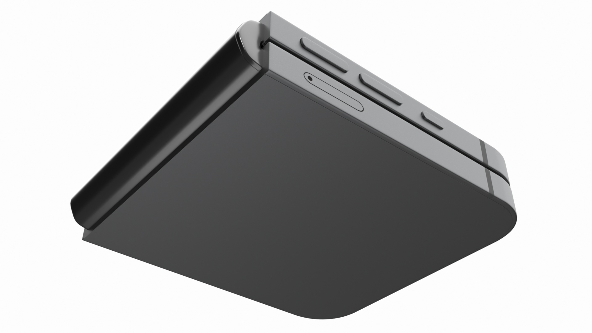 Apple iPhone Flip Closed Midnight Black 3D model