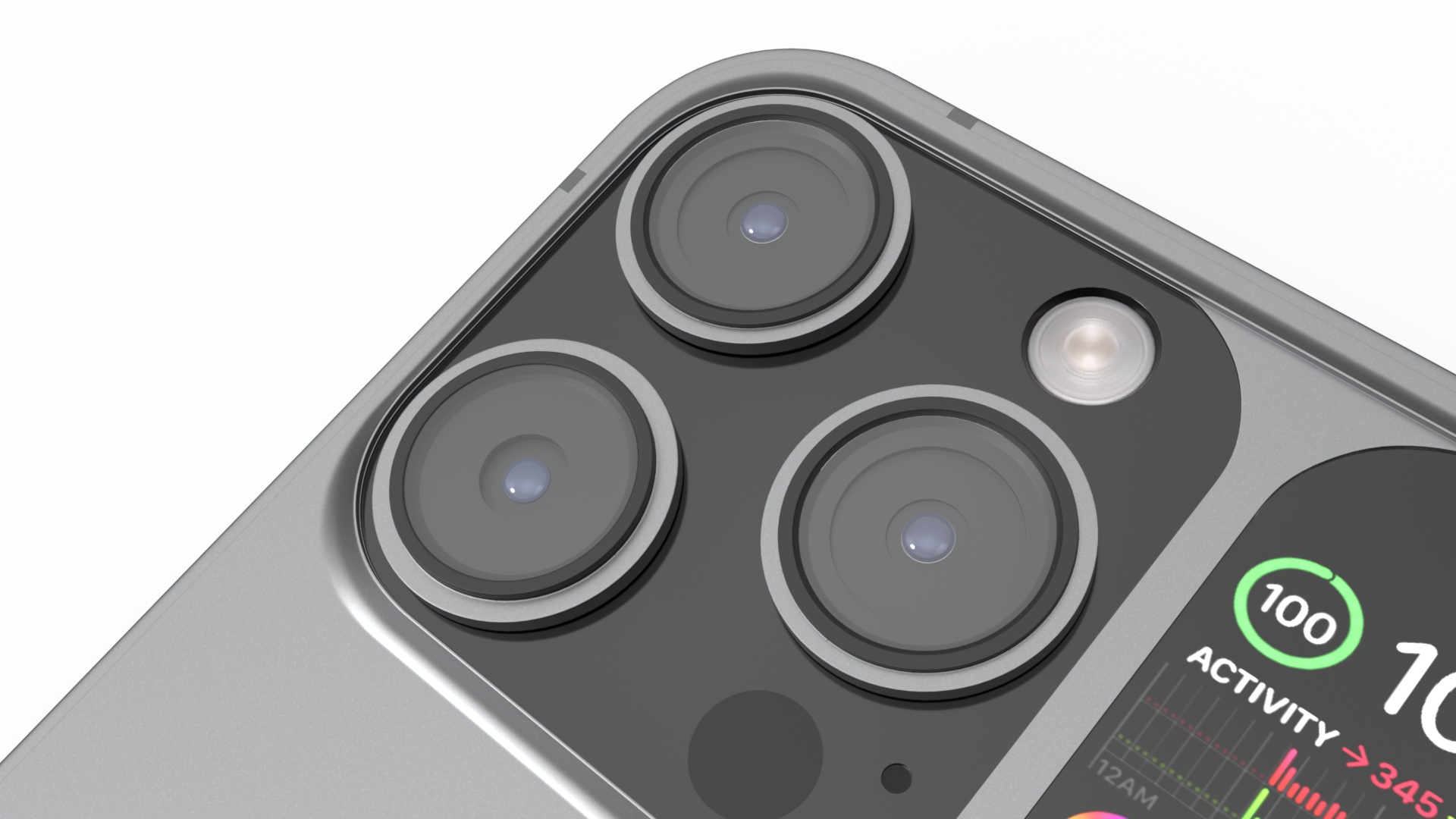 Apple iPhone Flip Closed Midnight Black 3D model