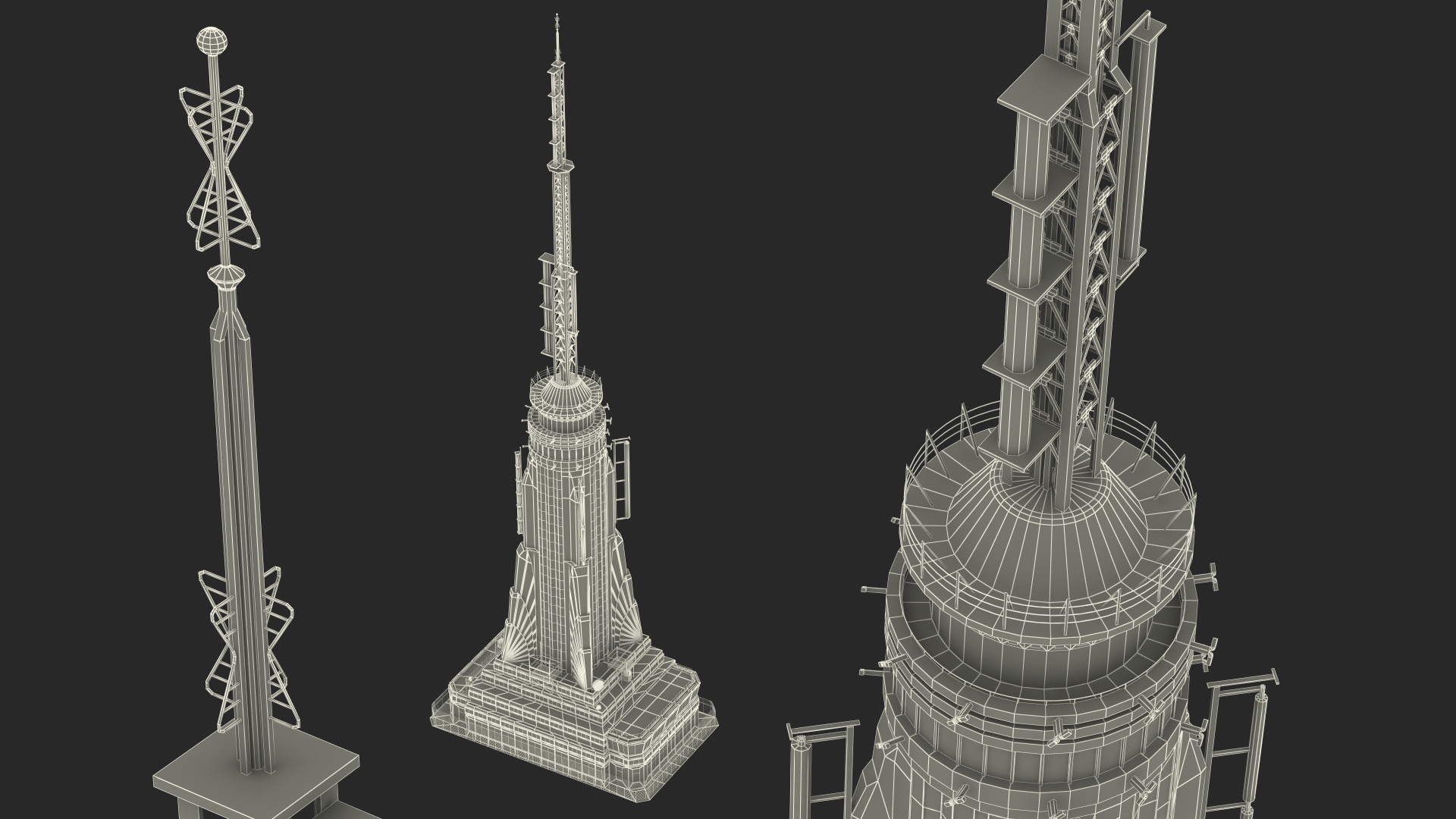 Empire State Building Spire 3D