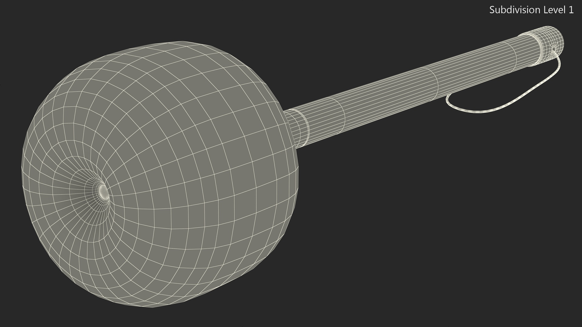 3D model Gong Beater Fur