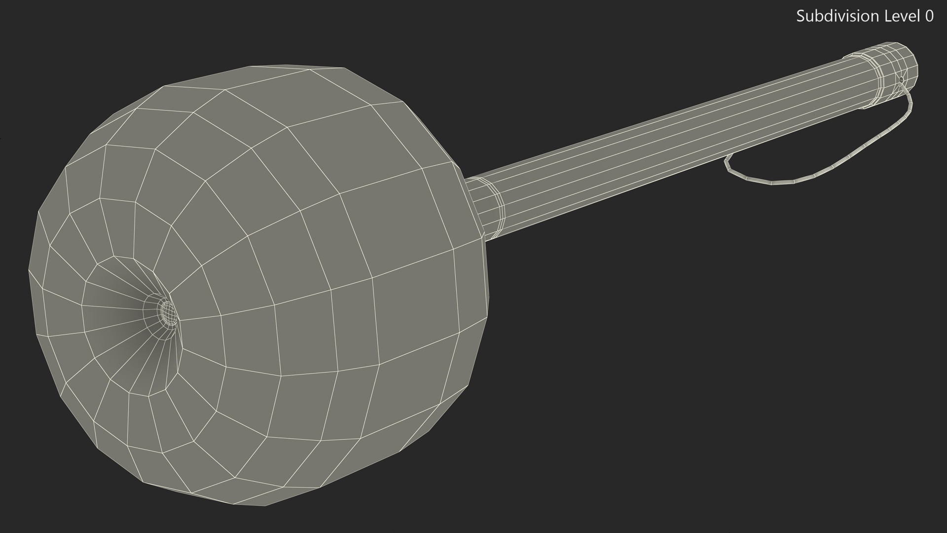 3D model Gong Beater Fur