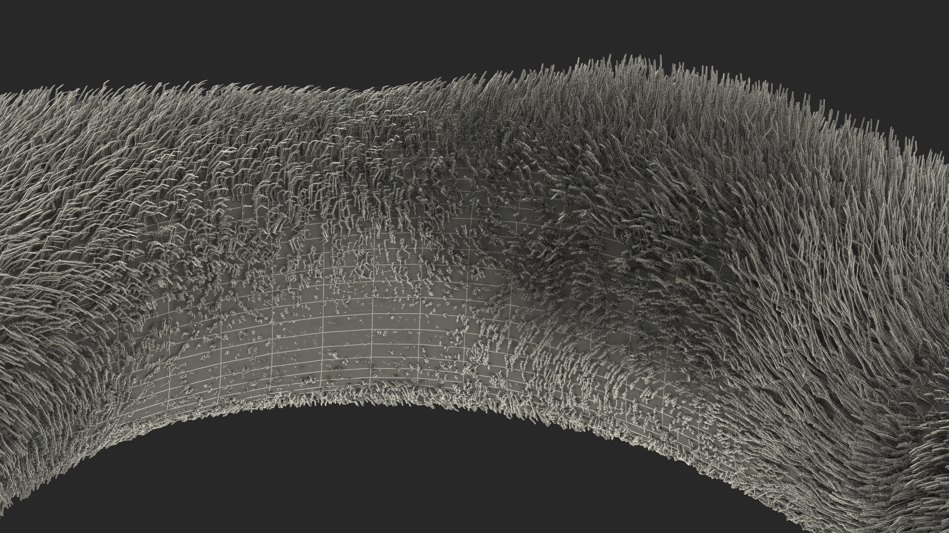 Fuzzy Pink Handcuffs Fur 3D model