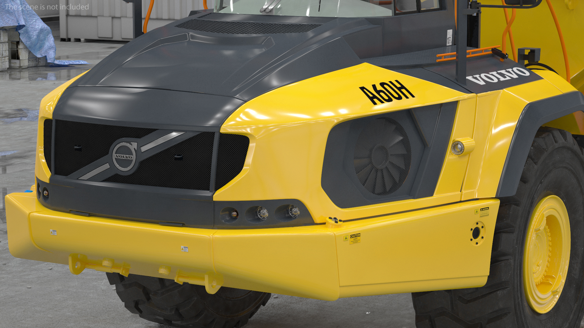 3D Volvo A60H Truck