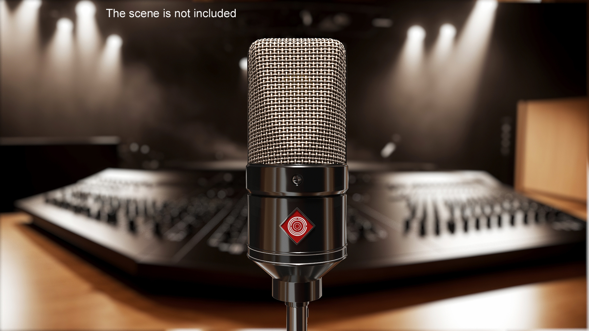 3D model Vintage Studio Microphone