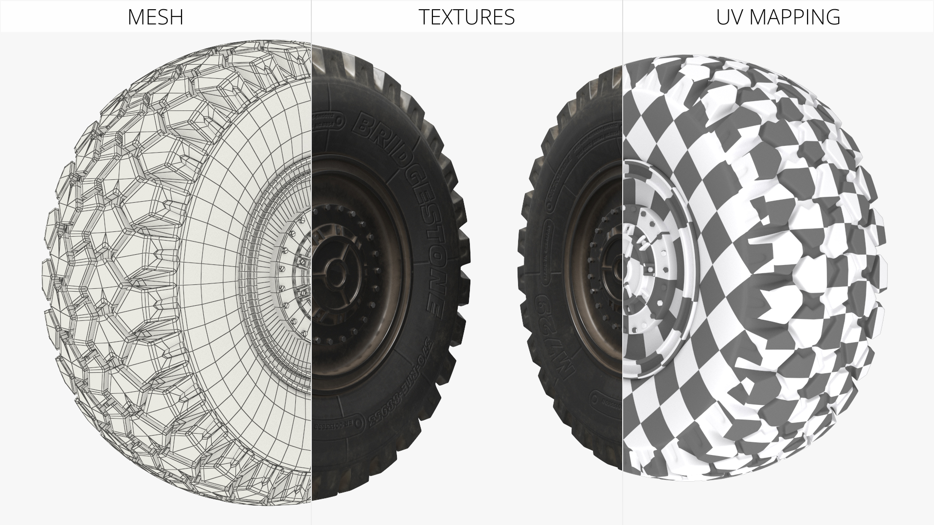 All Terrain Military Wheel Black, view 6
