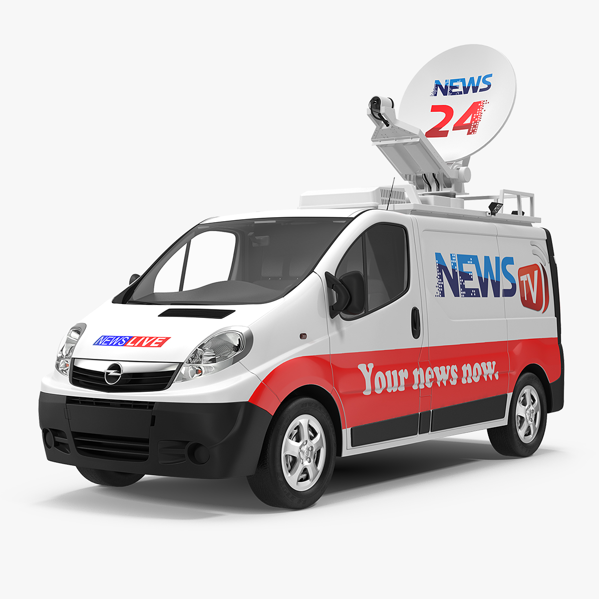 Opel Tv News Van, view 5
