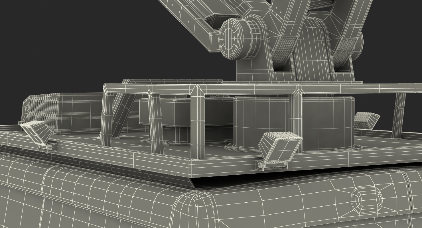 3D Opel Tv News Van