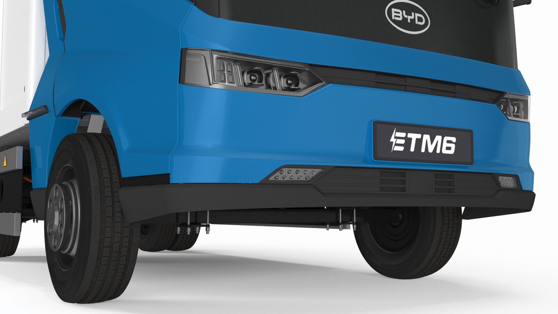 3D Electric Truck BYD ETM6 Blue model