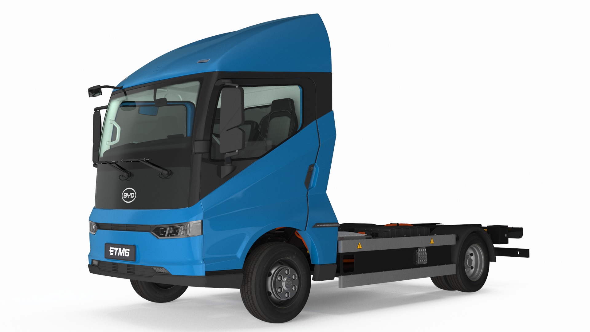 3D Electric Truck BYD ETM6 Blue model