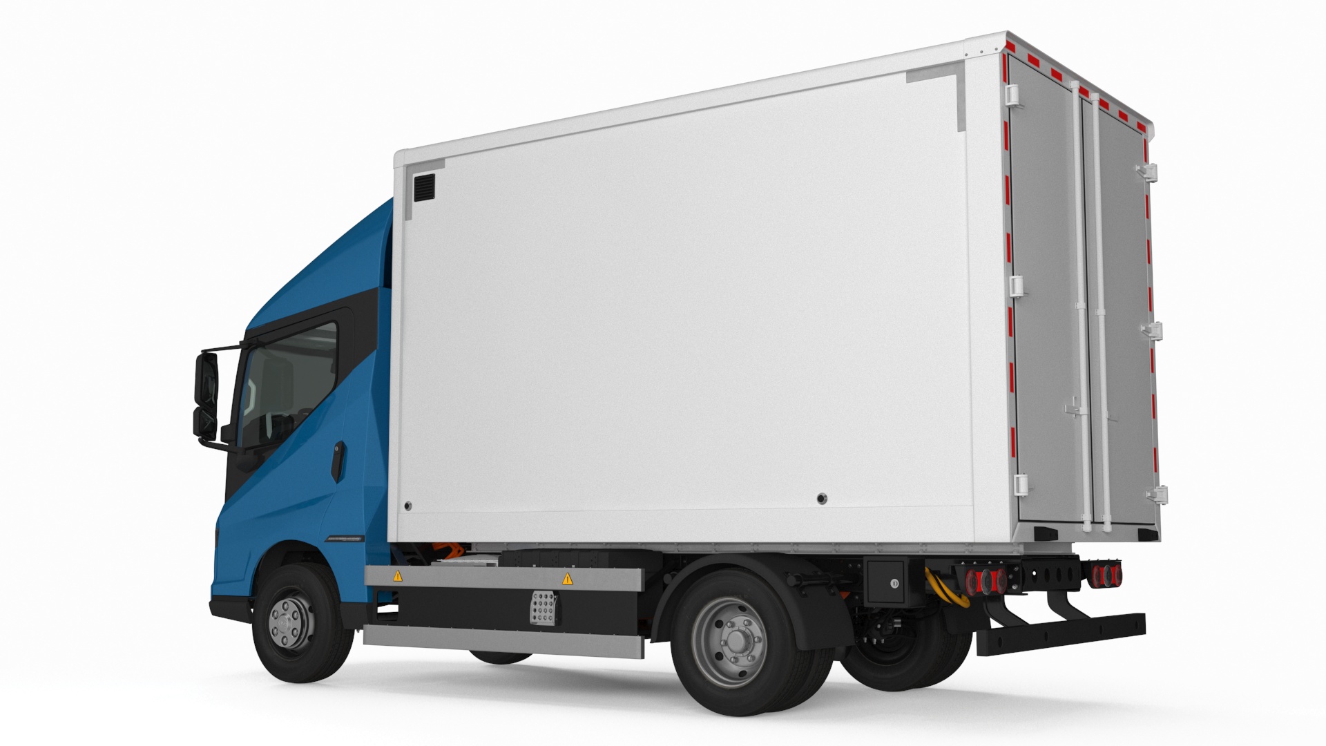 3D Electric Truck BYD ETM6 Blue model