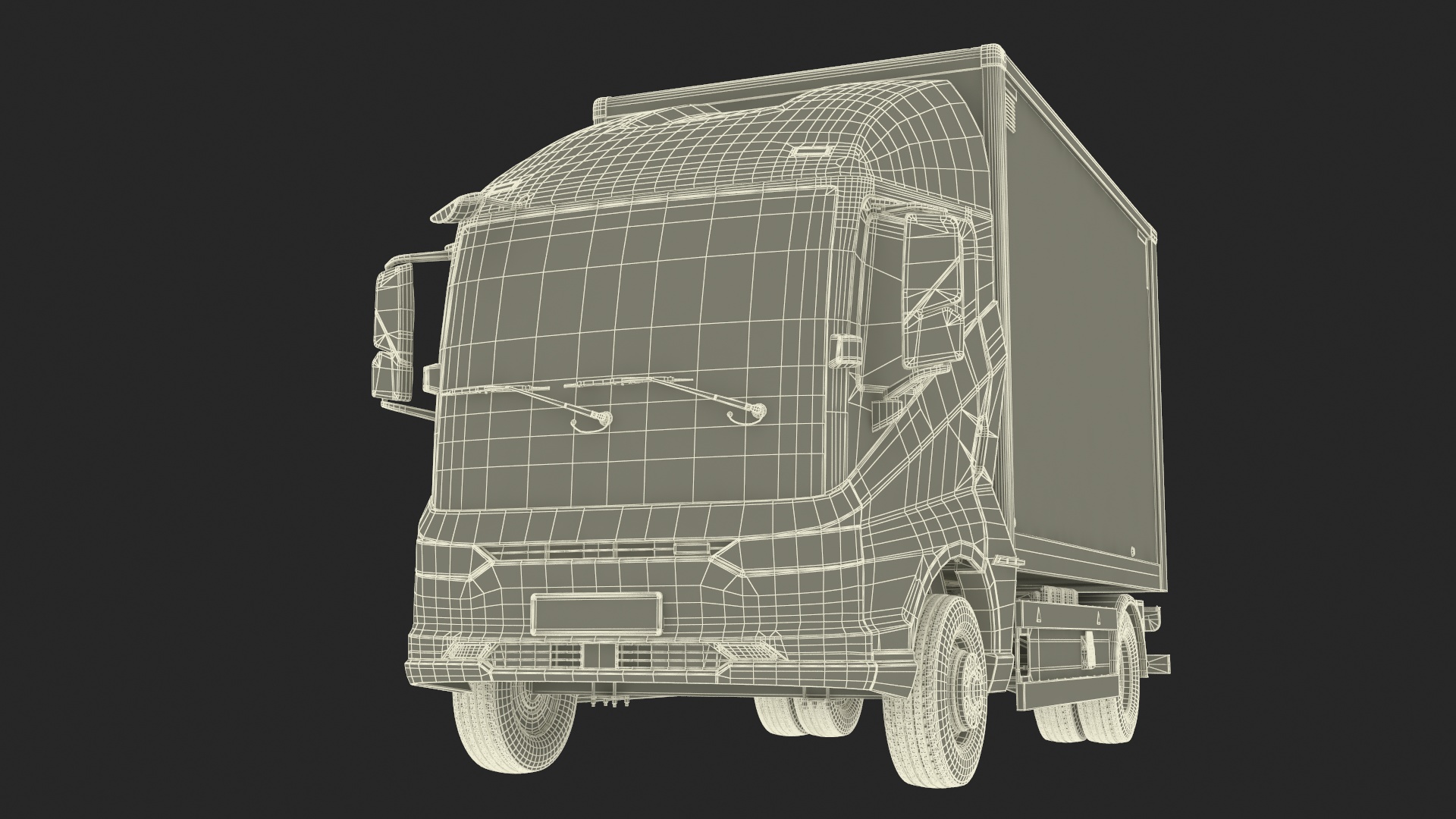 3D Electric Truck BYD ETM6 Blue model