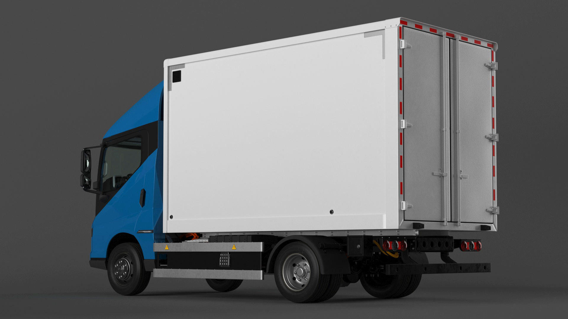 3D Electric Truck BYD ETM6 Blue model
