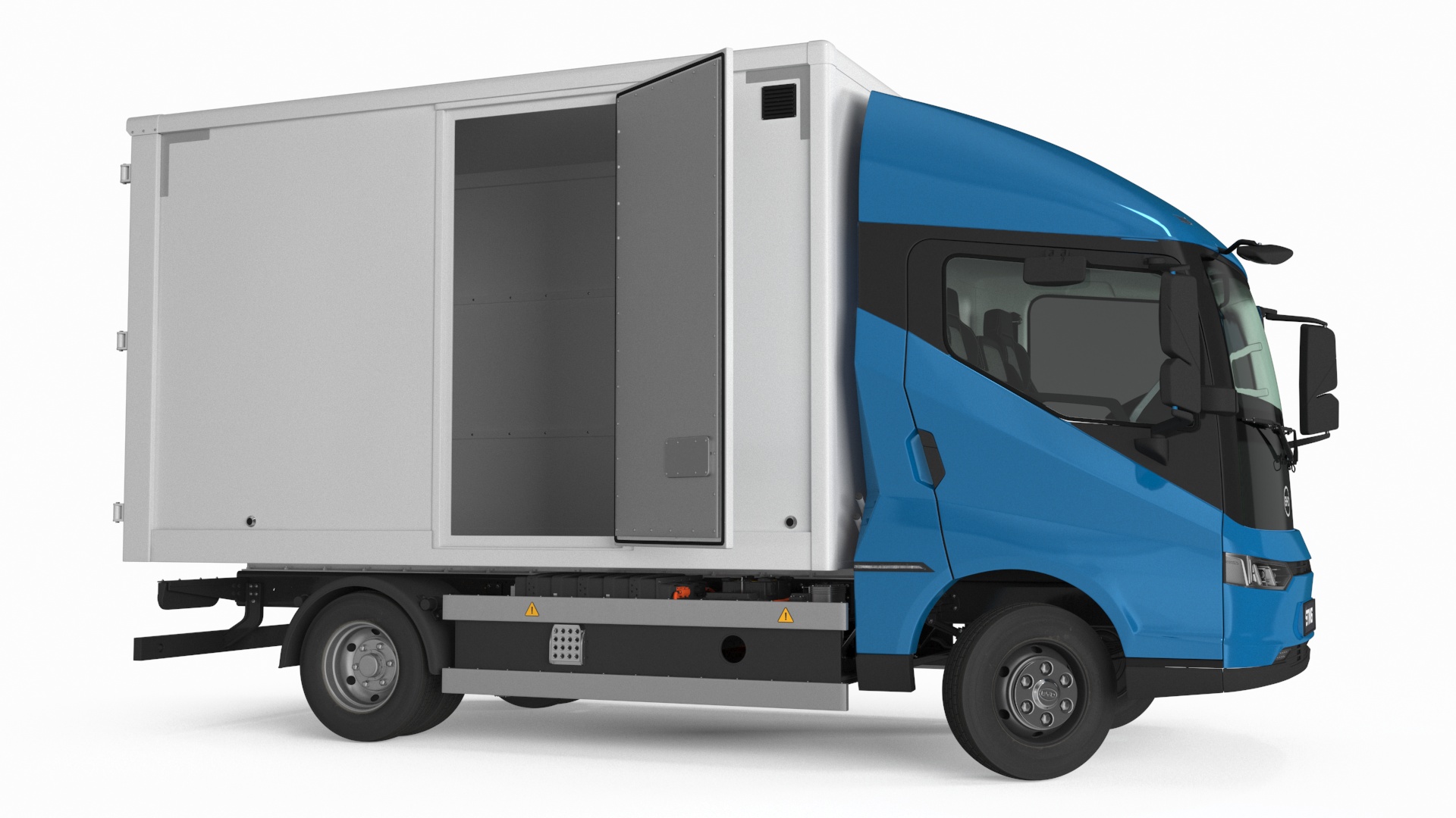 3D Electric Truck BYD ETM6 Blue model