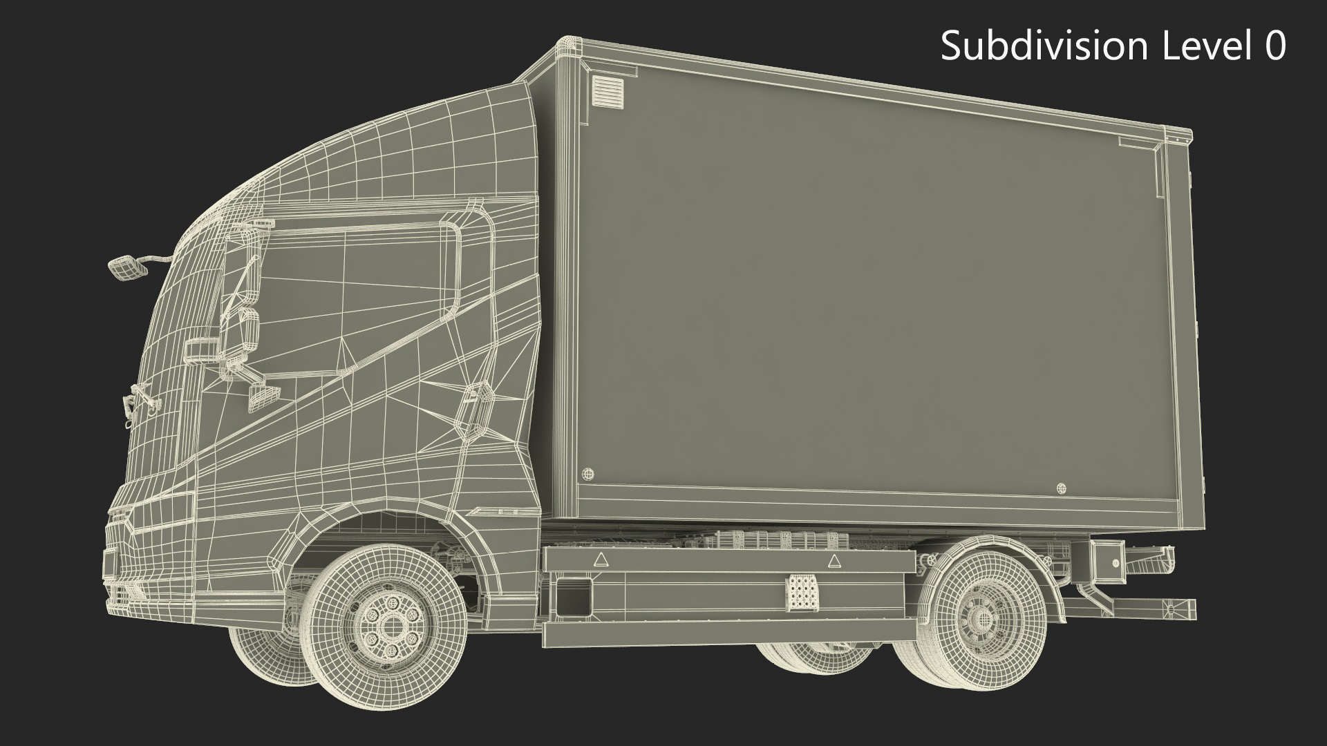 3D Electric Truck BYD ETM6 Blue model
