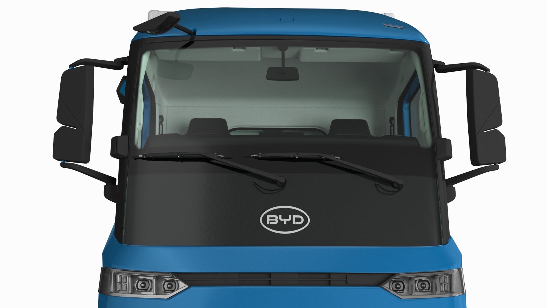 3D Electric Truck BYD ETM6 Blue model