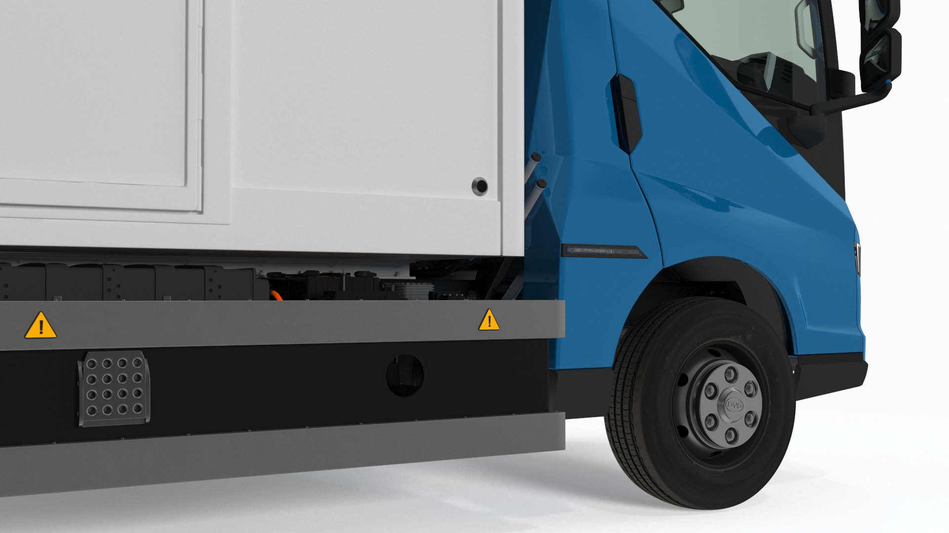 3D Electric Truck BYD ETM6 Blue model
