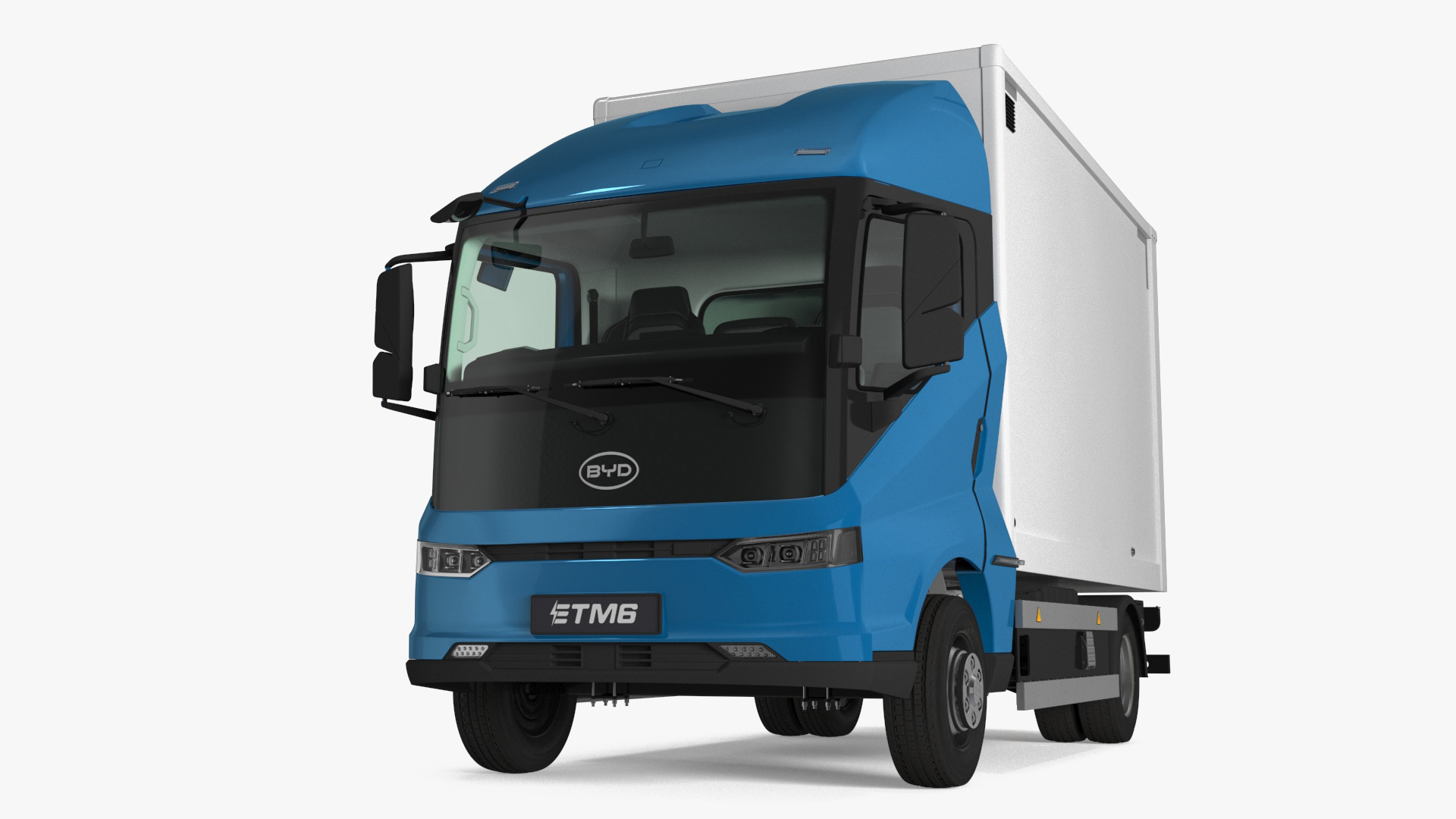 3D Electric Truck BYD ETM6 Blue model