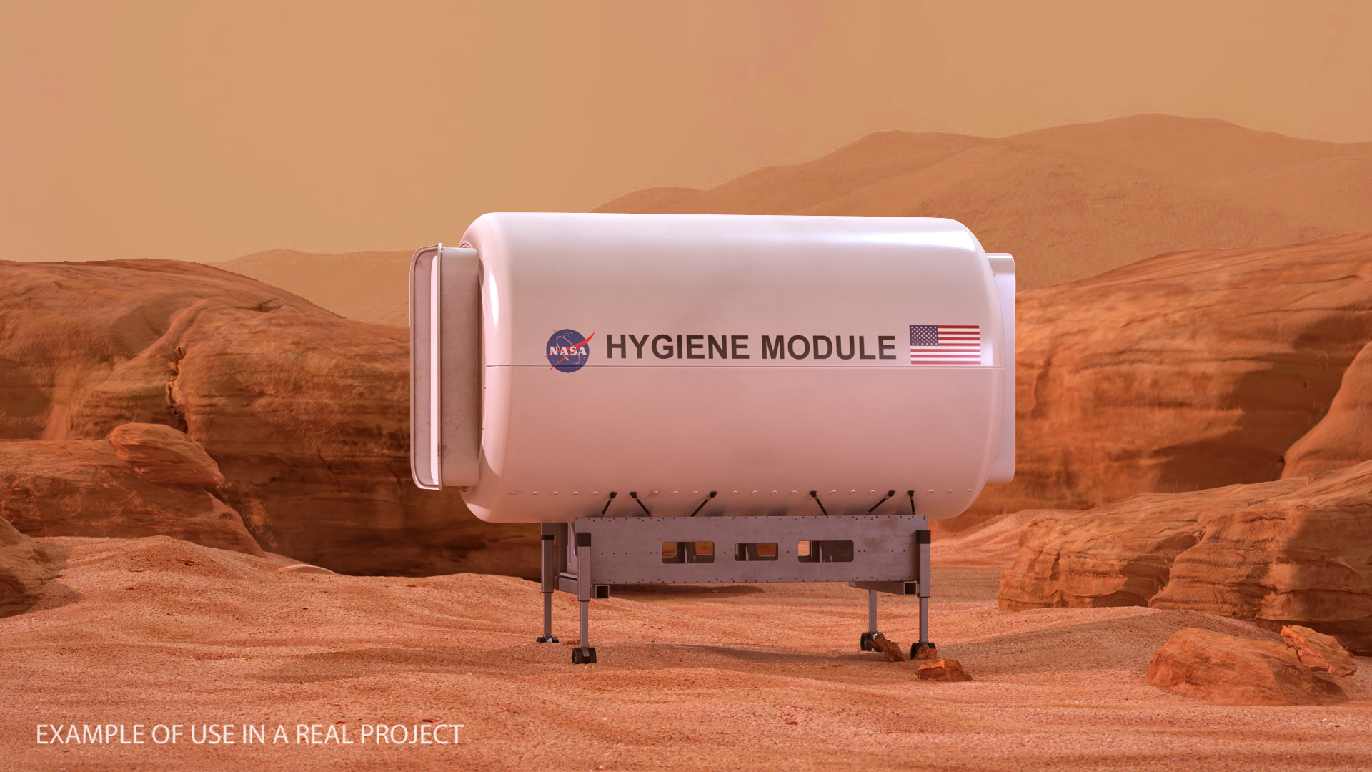 3D Autonomous Space Hygiene Module