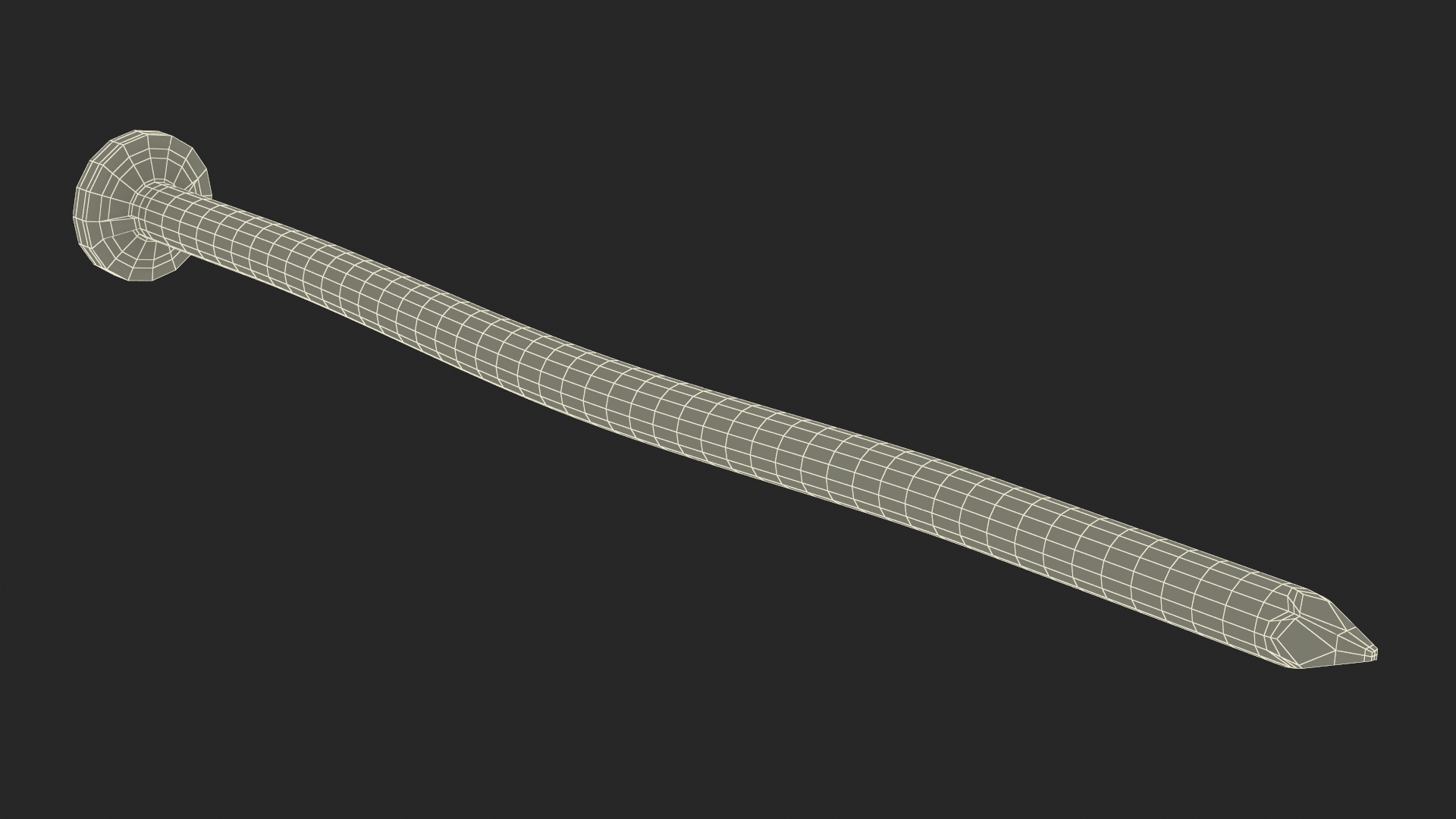 Pole Barn Nails Old 3D model