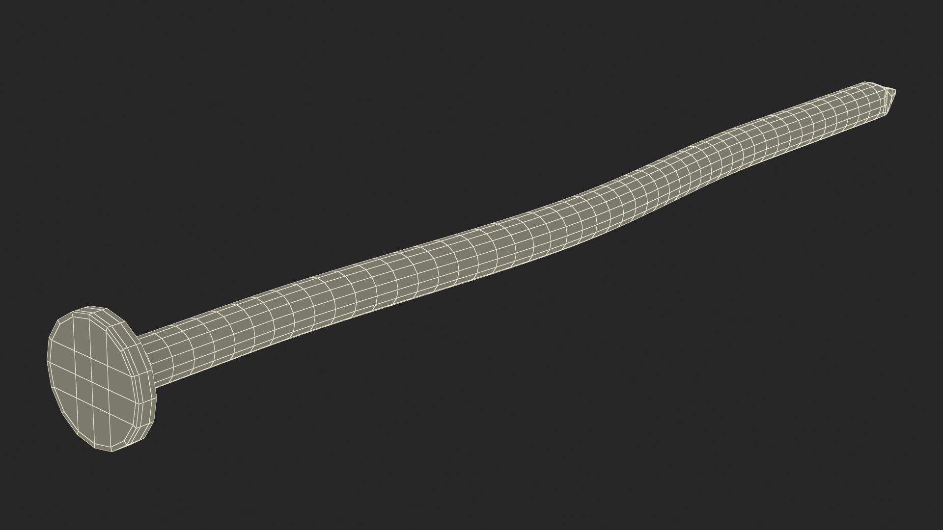 Pole Barn Nails Old 3D model