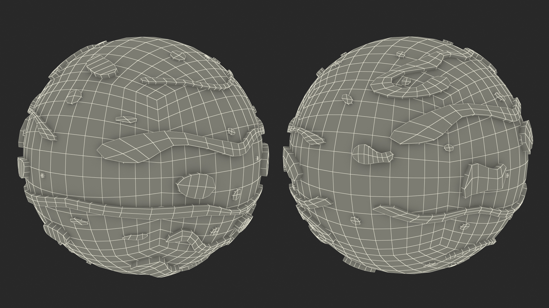 Cartoon Planet Neptune 3D