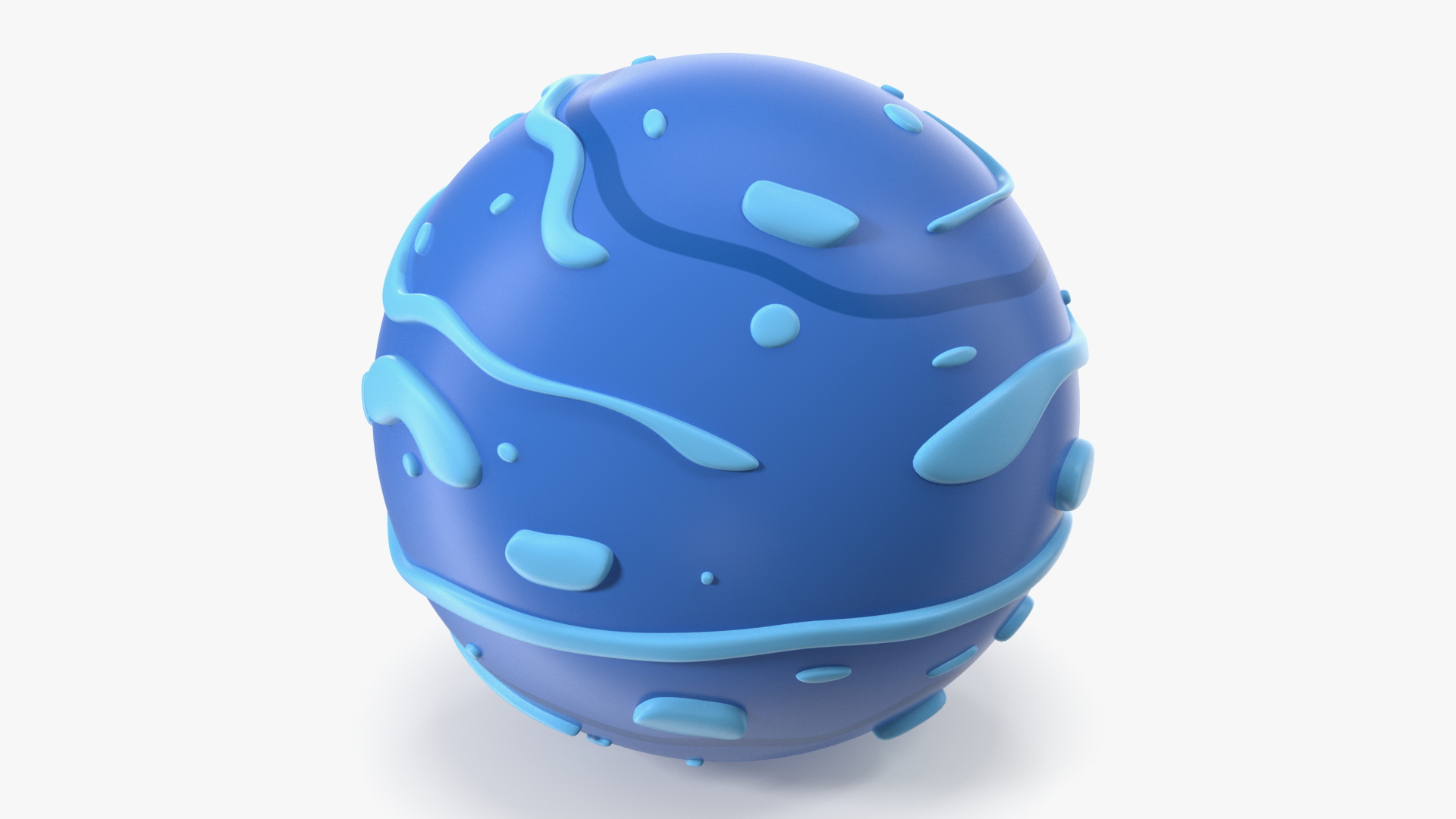 Cartoon Planet Neptune 3D