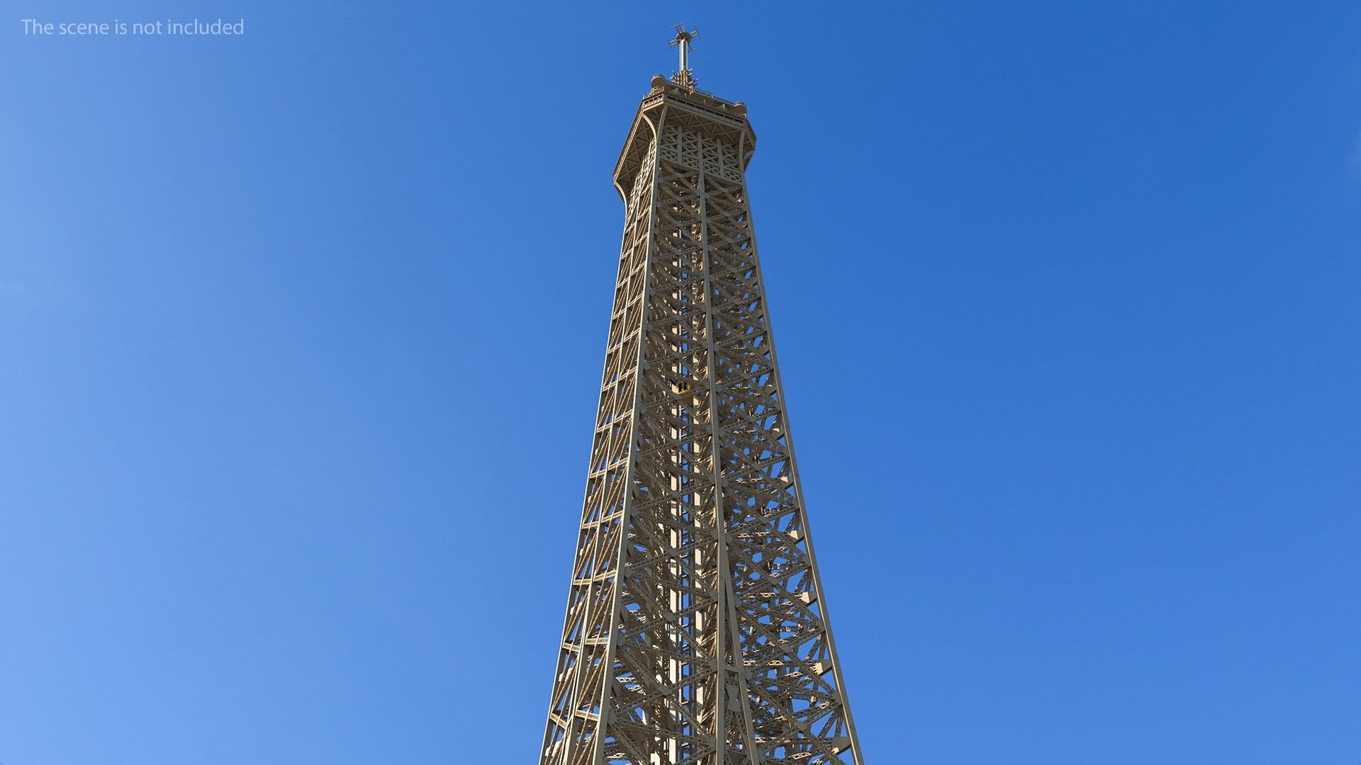 Top of Eiffel Tower 3D model