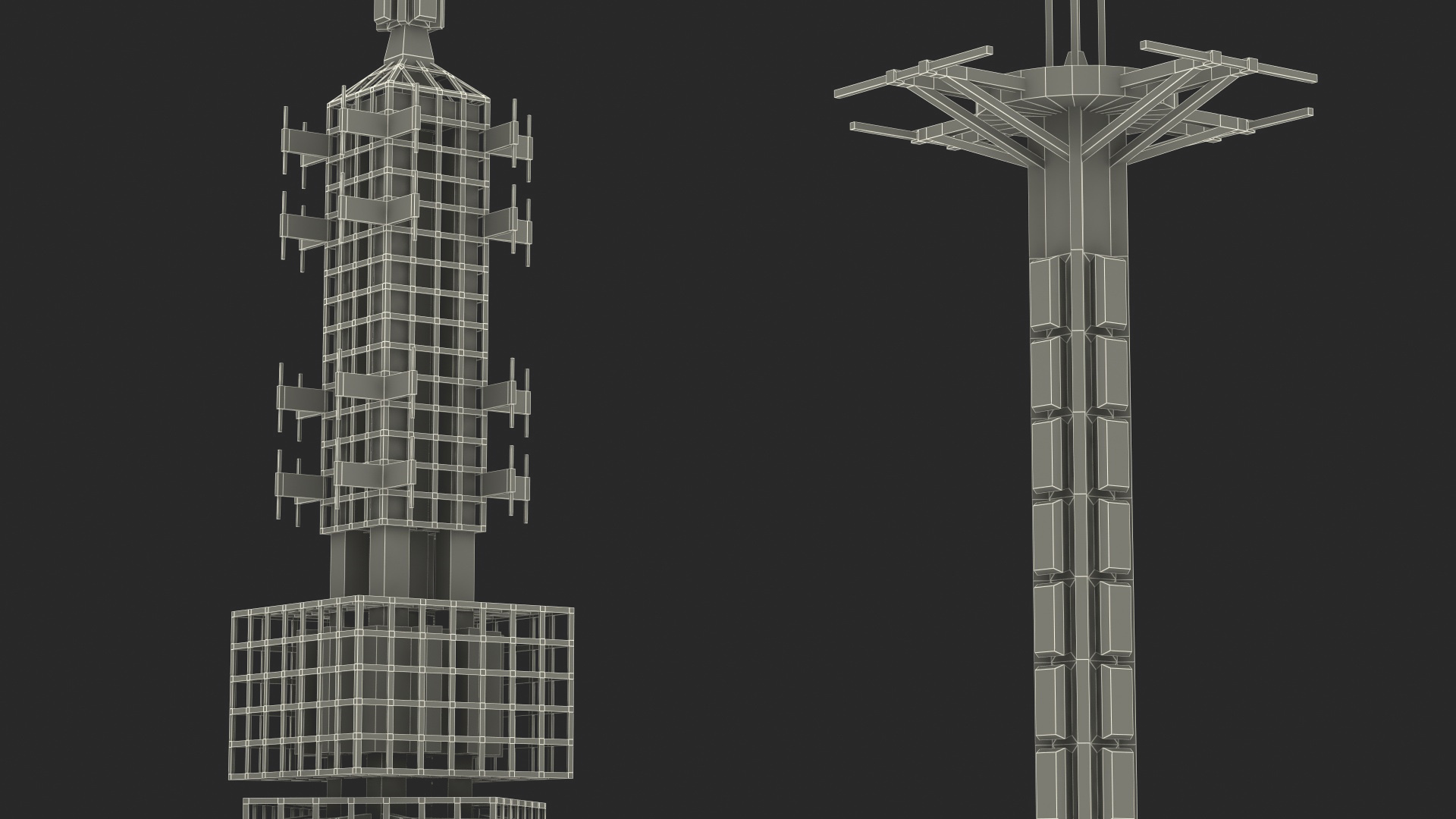 Top of Eiffel Tower 3D model