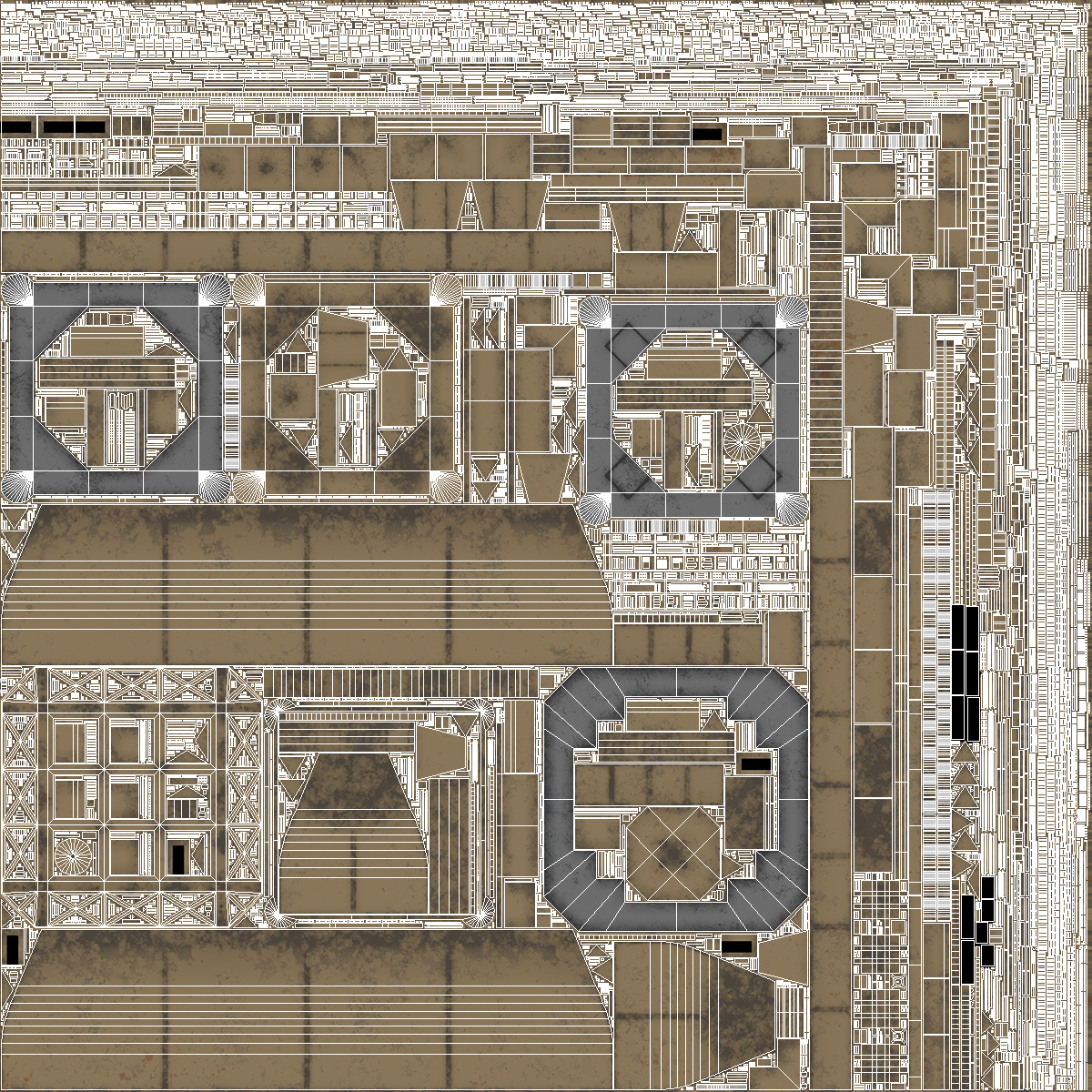Top of Eiffel Tower 3D model