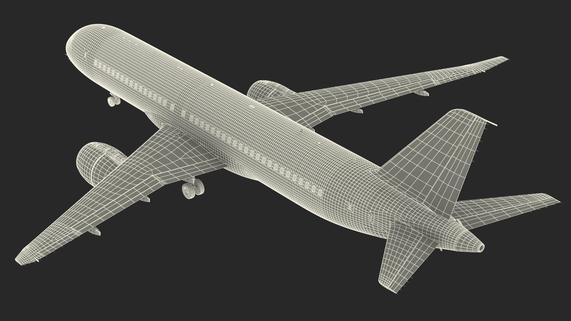 3D Comac C919 Narrow Body Airliner