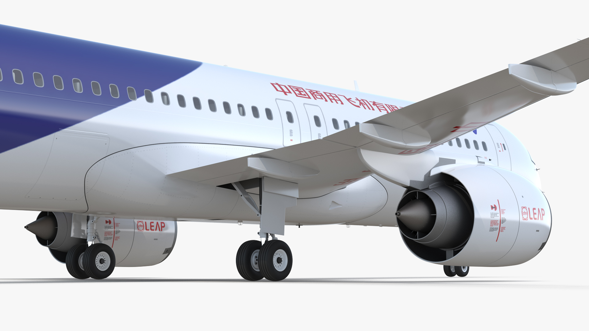 3D Comac C919 Narrow Body Airliner