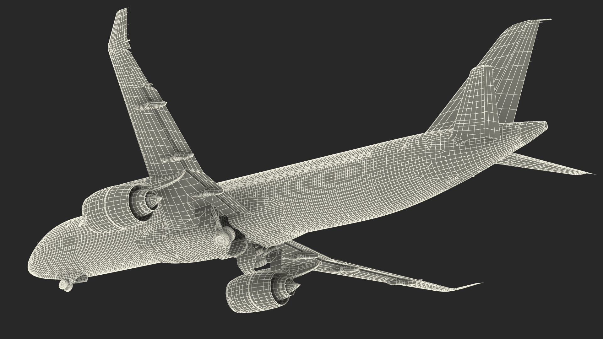 3D Comac C919 Narrow Body Airliner