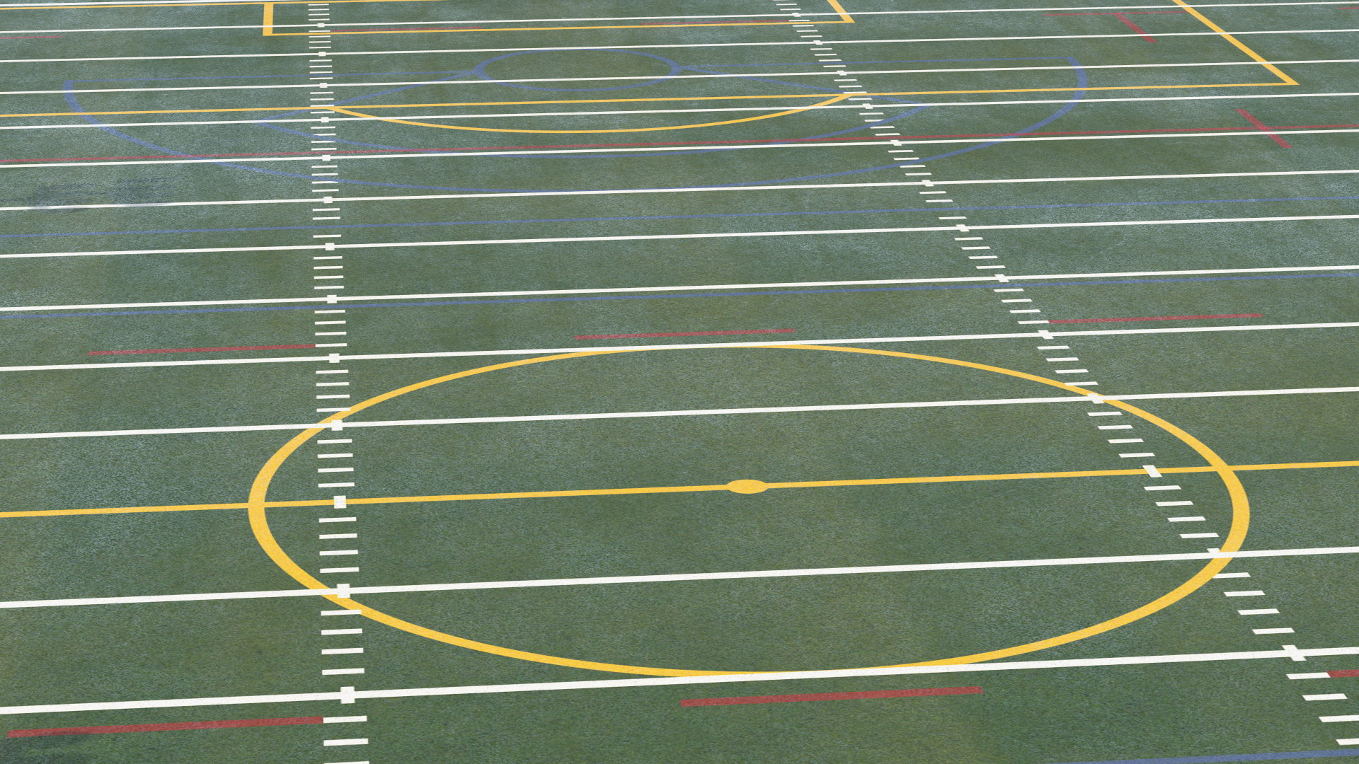 3D model Athletic Running Track Stadium