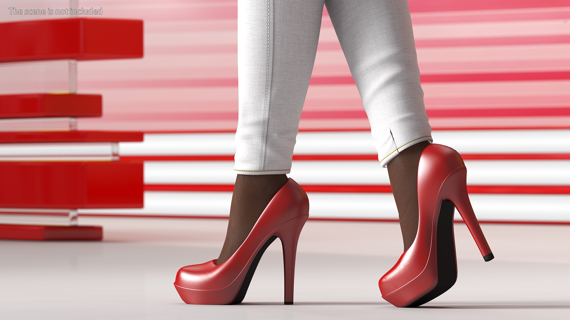 3D Fashionable Style Teenage Black Girl