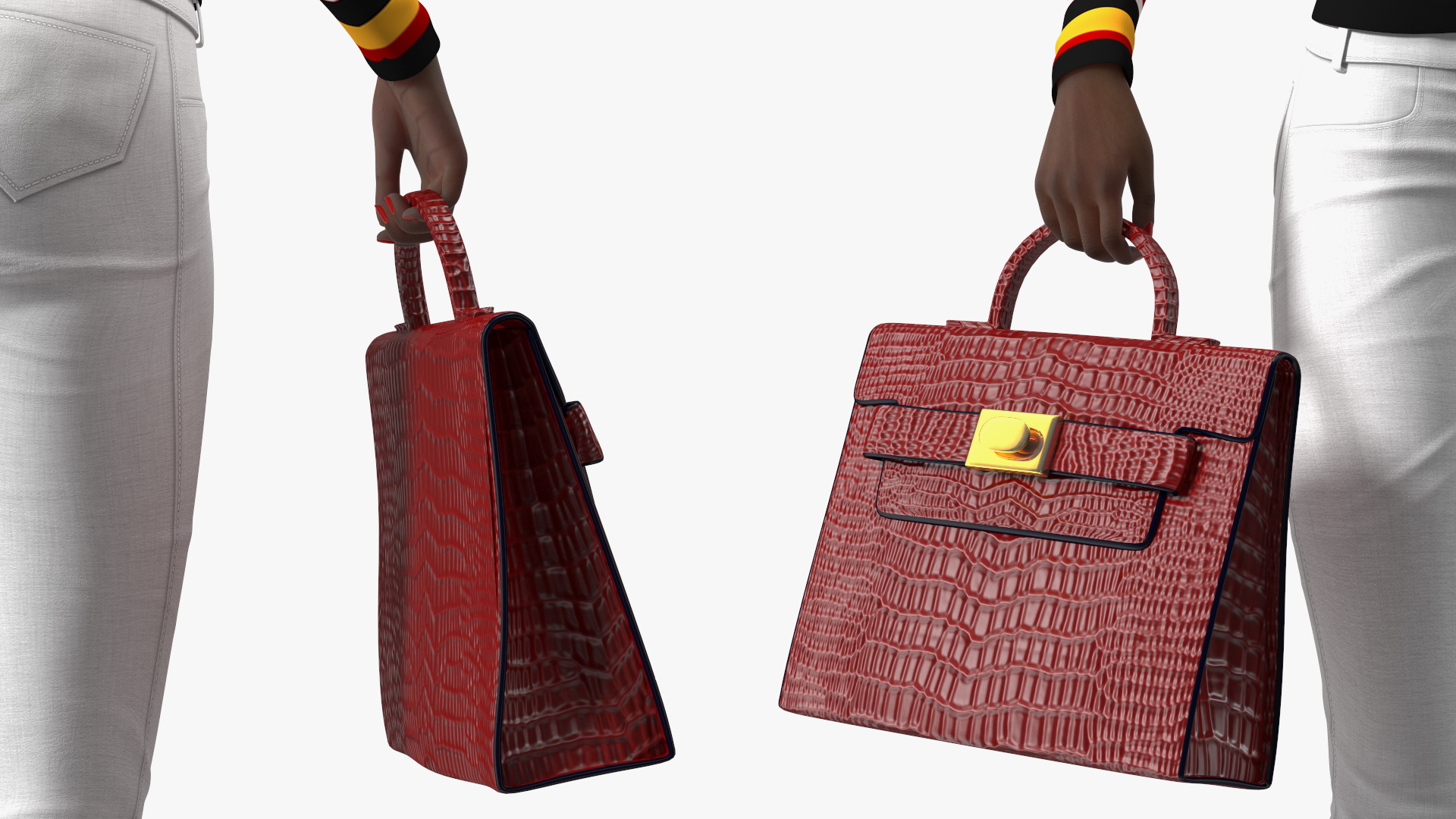 3D Fashionable Style Teenage Black Girl