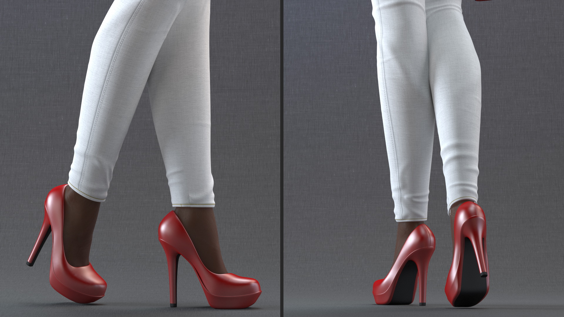 3D Fashionable Style Teenage Black Girl