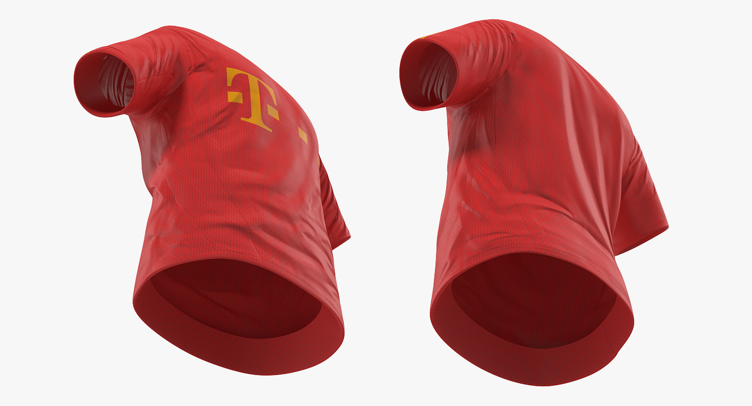3D Soccer T Shirt Bayern 2 model
